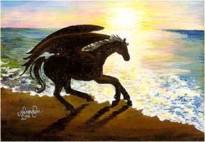 Pegasus on the Beach
